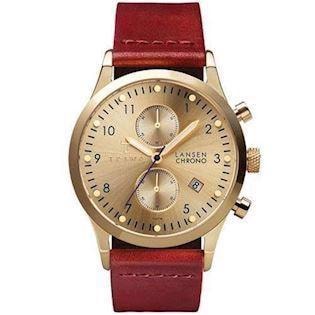 Lansen [TW61] forgyldt Quartz med chronograph Herre ur fra Triwa, LCST103CL012913*